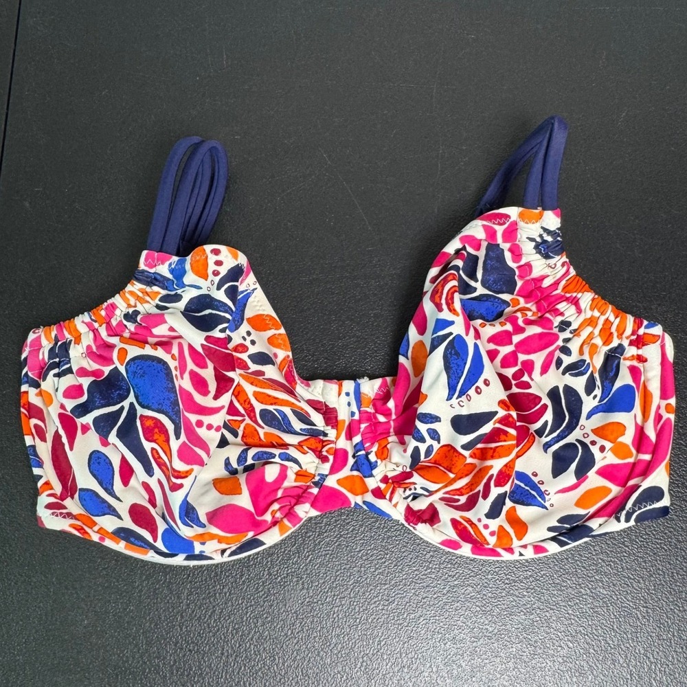 Free by Gottex Womens Abstract Floral Underwire Bikini Top 30G B475-G66